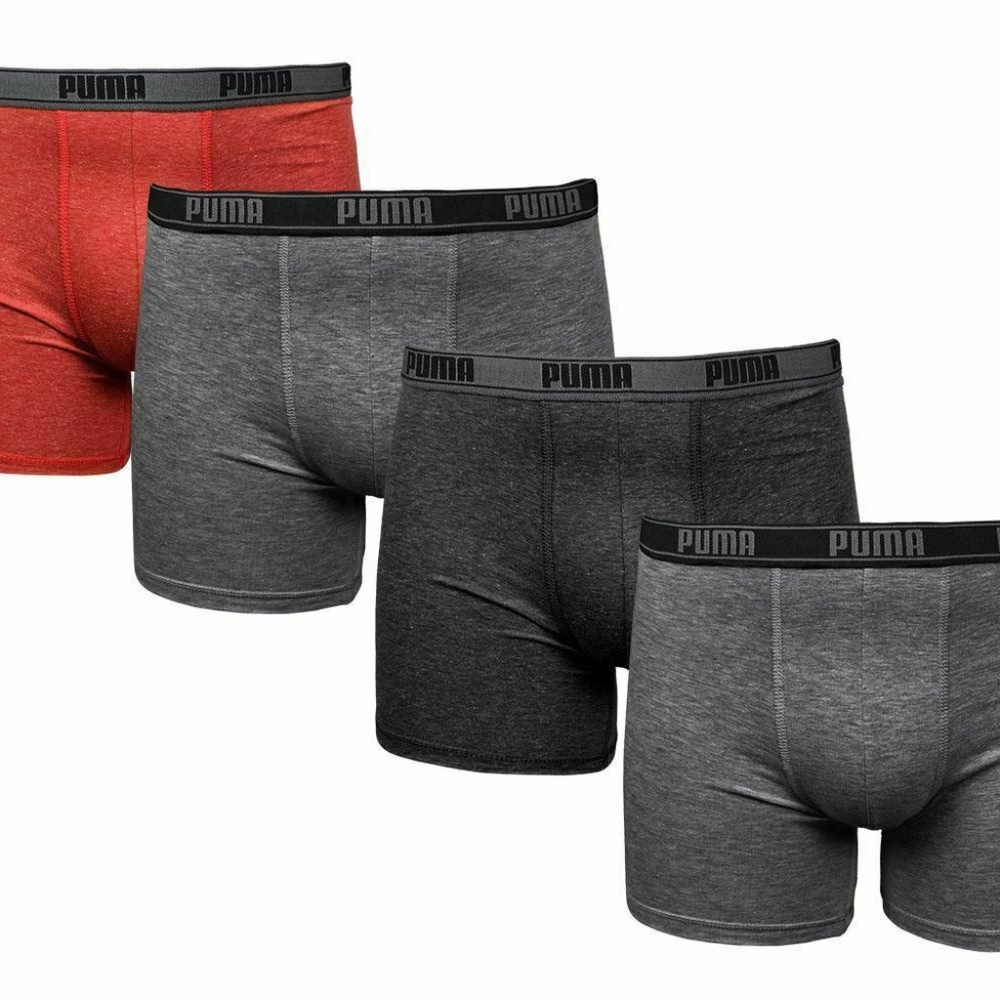 NWT Puma 4 Pack Premium Boxer Briefs Various Colors Size Medium & Large